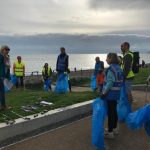 Volunteers at KBCC autumn beach clean-up 16 October 2021